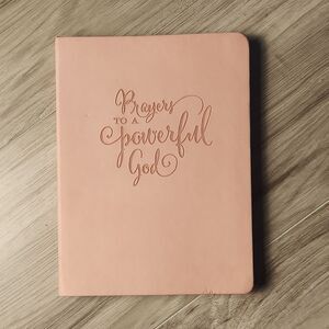 DaySpring Prayers to a Powerful God Devotional Journal Pink Faux Leather